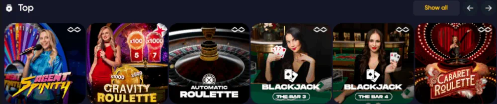 Caswino Casino Top Games